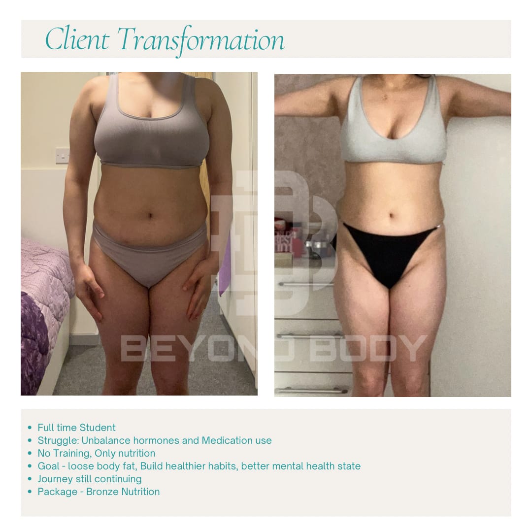 Client transformation - Student hormonal balance